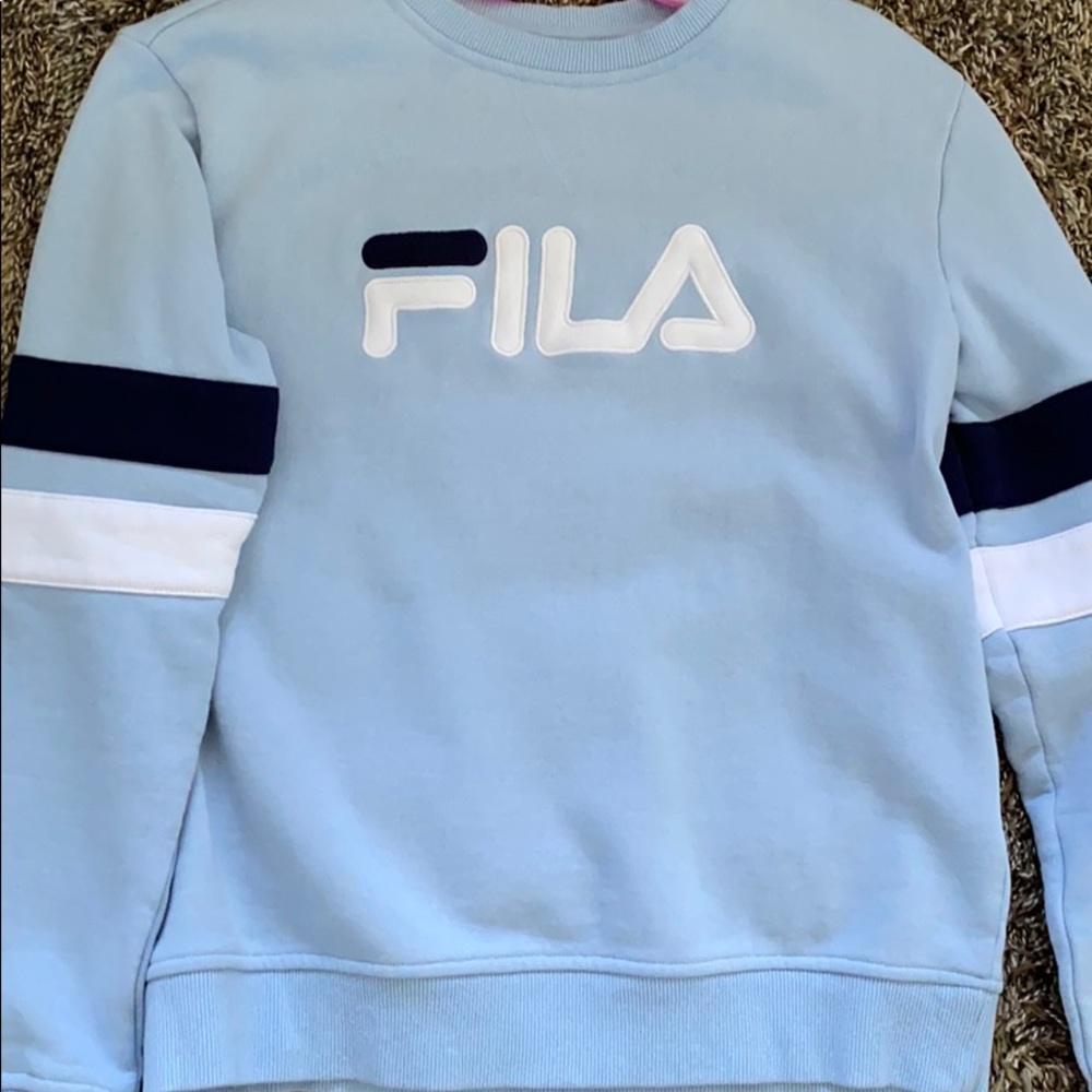 Fila long sleeve cotton crew neck